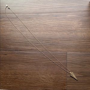 Express Gold Arrow Necklace